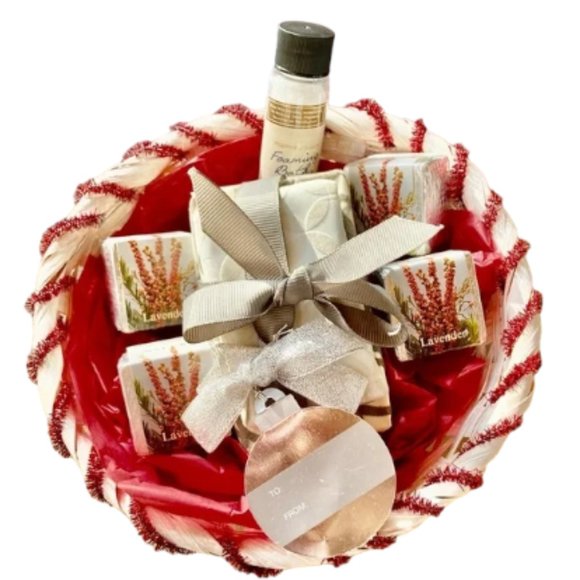 Gift Basket Beauty Spa Bath Fizzing Cubes Cleansing Soap Bars Foaming Bath Soak - Picture 1 of 16